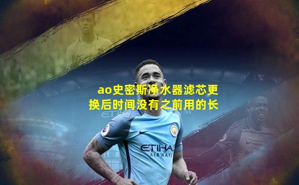 ao史密斯净水器滤芯更换后时间没有之前用的长
