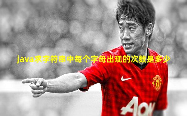 java求字符串中每个字母出现的次数是多少
