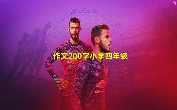 作文200字小学四年级