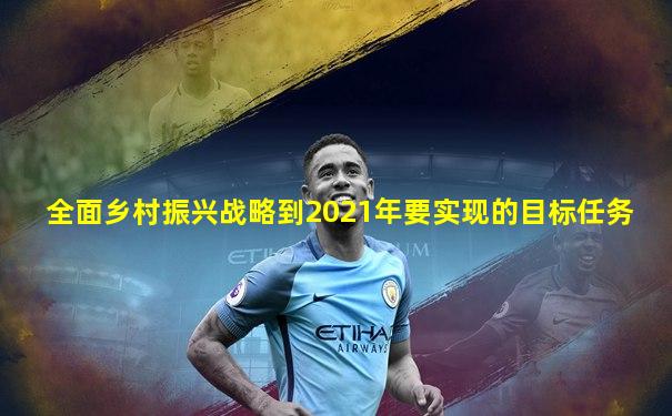 全面乡村振兴战略到2021年要实现的目标任务