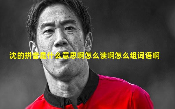 沈的拼音是什么意思啊怎么读啊怎么组词语啊