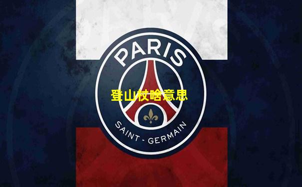 登山杖啥意思