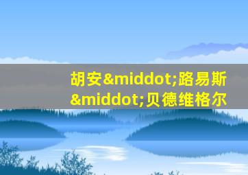胡安·路易斯·贝德维格尔