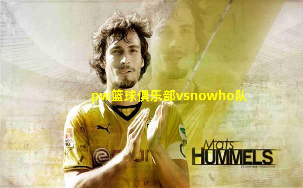 pw篮球俱乐部vsnowho队